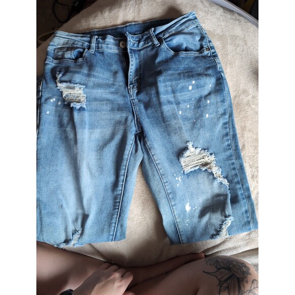 Size medium ripped acid washed jeans - Picture 1 of 6